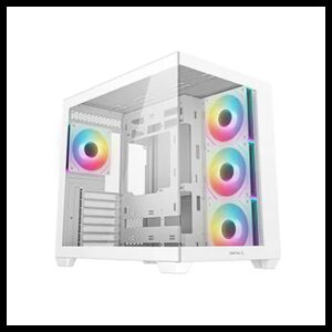 DEEPCOOL CASE MID TOWER CG530 WH 4F WHITE 2*TG 4×120 PWM+ARGB FAN