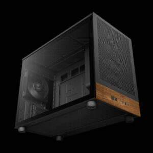 GAMDIAS CASE MICRO TOWER ATHENA M4M WOOD 3×120 FRONTALE IN RETE NOCE