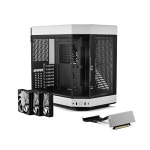 HYTE CASE MID TOWER DC Y60 WHT 3*TG 3xF12 Fan CS-HYTE-Y60-WW