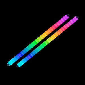MARS GAMING LED STRIP RGB MLT-TWO 2x400mm ARGB HUB & MB COMP
