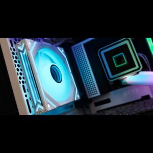 MARS GAMING MF-LINKFINITYKIT, PWM MODULAR ARGB FAN KIT, ARGB CONTROLLER, WH