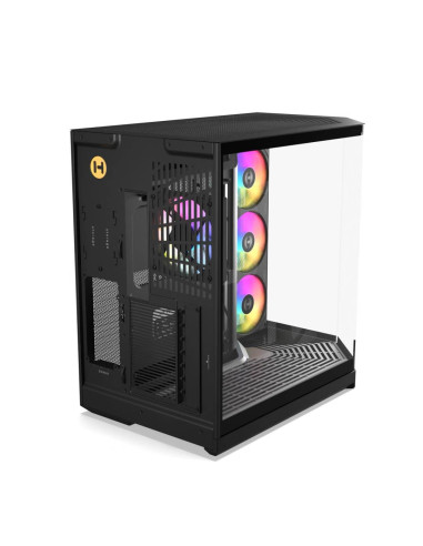HYTE CASE MID TOWER DC Y50 BLK 4x ARGB VENTOLE - immagine 2