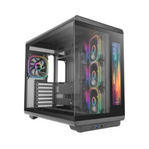 MARSGAMING CASE MID TOWER MC-REVMAX BLACK 11.8” IPS TG 4xRGB REV